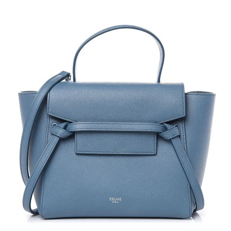 celine belt bag abyss|CELINE Grained Calfskin Nano Belt Bag Abyss Blue.